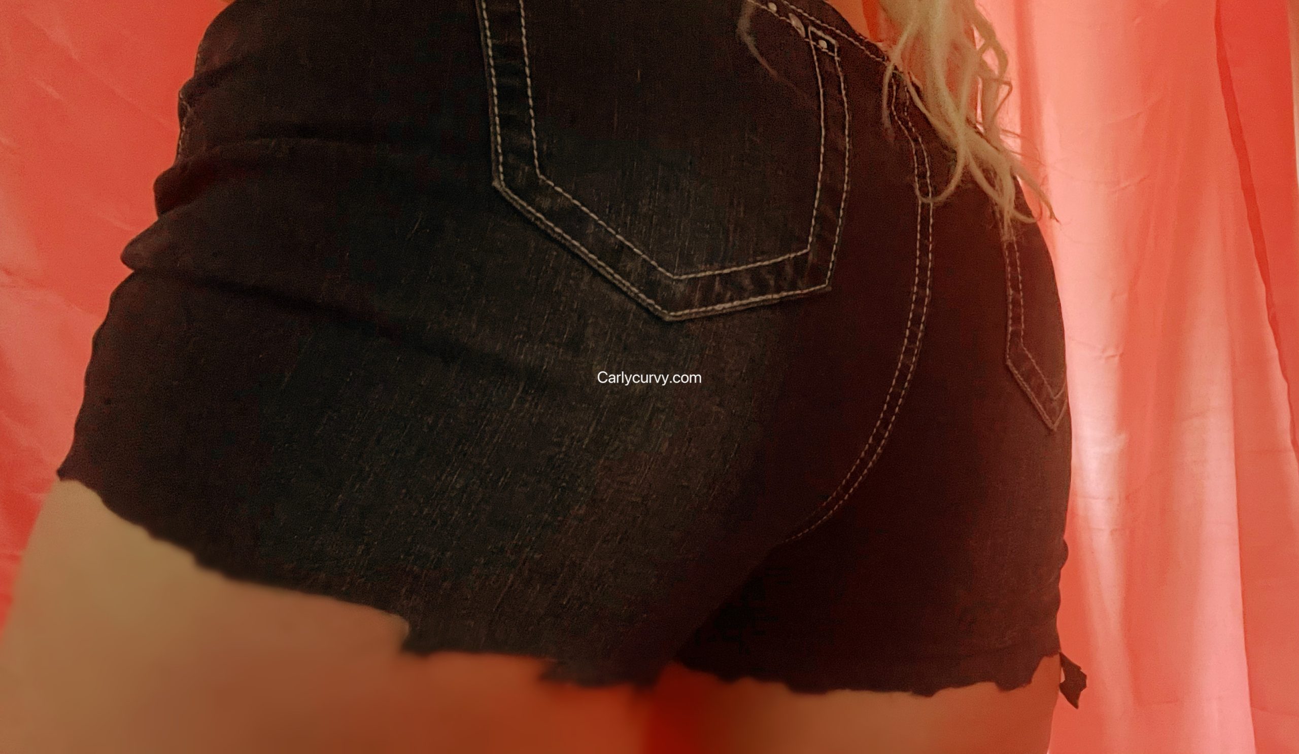 Short jeans shorts by the pole! Part 2!